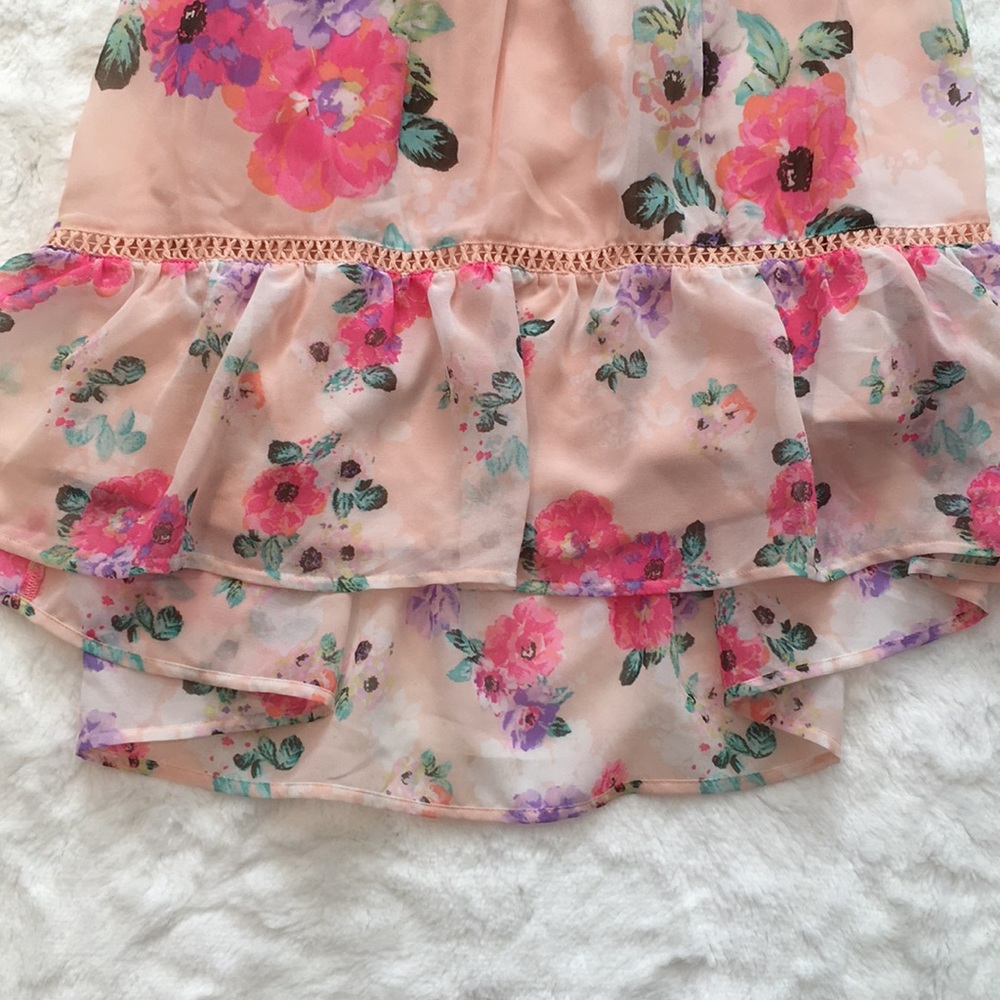 Girls Floral Spring Dress - Picture 3 of 5